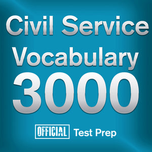 Civil Service Exam Vocabulary words test prep audio crash course
