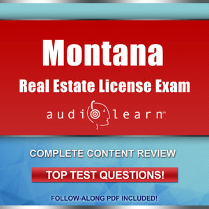 Montana Real Estate License Exam practice test questions online audio course