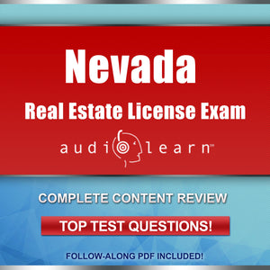 Nevada Real Estate License Exam practice test questions online audio course