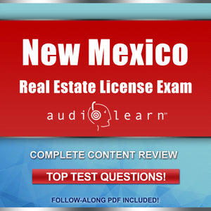 New Mexico Real Estate License Exam practice test questions online audio course