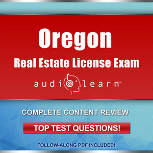 Oregon Real Estate License Exam practice test questions online audio review