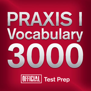 PRAXIS I Vocabulary words test prep review audio course