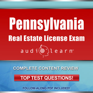 Pennsylvania Real Estate License Exam practice test questions online audio review