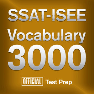 SSAT Vocabulary words test prep review audio course