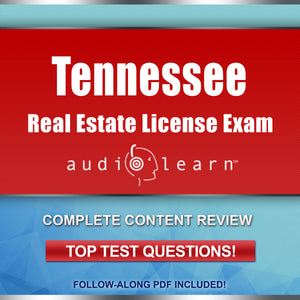 Tennessee Real Estate License Exam practice test questions online audio review