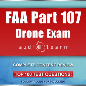 FAA Part 107 Drone Exam test prep practice questions audio book