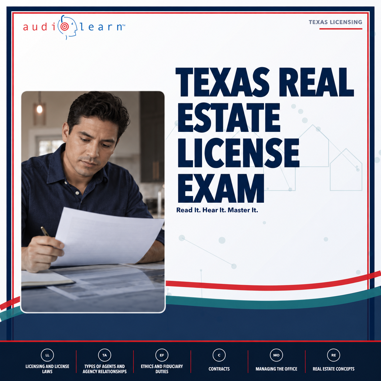 Texas Real Estate License Exam AudioLearn eBook cover